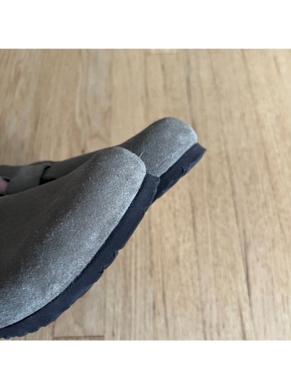 Birkenstock London Taupe Suede Leather Closed-Toe Shoes Women's Size 37 N/US 6 - Picture 11 of 12